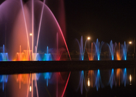 نافورة دبي المائية المذهلة ، نافورة ضوء LED ، نافورة رواية ، تصميم علمي المزود