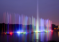 نافورة المياه الملونة المتعددة ، RGB أدى ضوء المياه ميزة كبيرة الحجم المزود