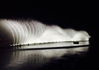 الفن المعاصر نافورة المياه الموسيقية الضوء الرائع والمياه تظهر الصور 3D المزود