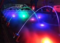 RGB خيار الضوء الملون القفز نوافير المياه النفاثة مع الاستشعار التفاعلية المزود